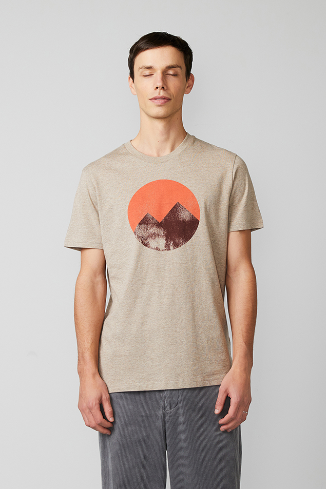 Paala Mountains T-Shirt Heather Sand