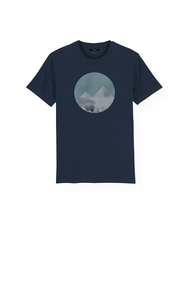 Paala Mountains T-Shirt French Navy