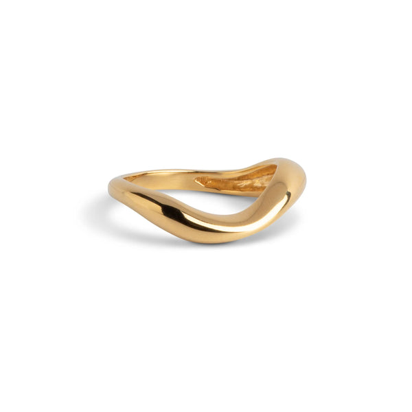 Enamel Copenhagen Small Agnete Ring - Gold