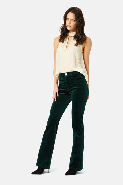 Traffic People Bratter Flare Trousers - Green