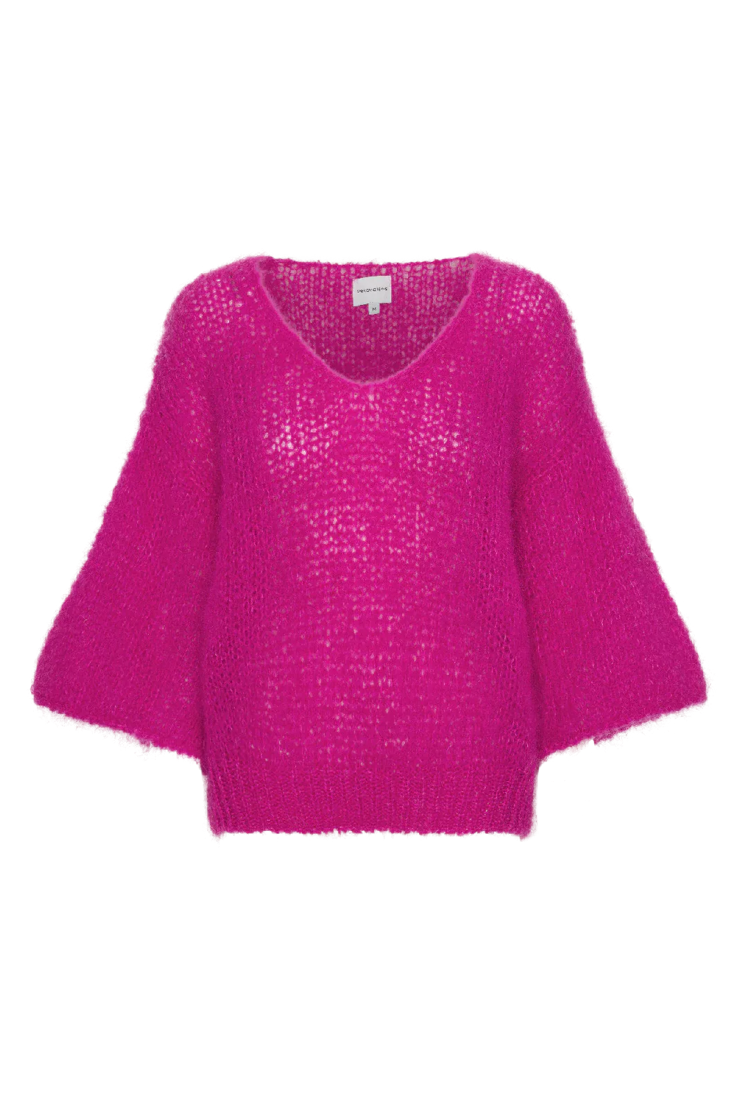 American Dreams Miranda Sweater In Neon Pink
