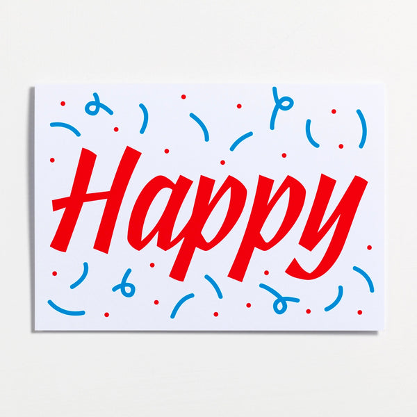 Crispin Finn Happy Greetings Card