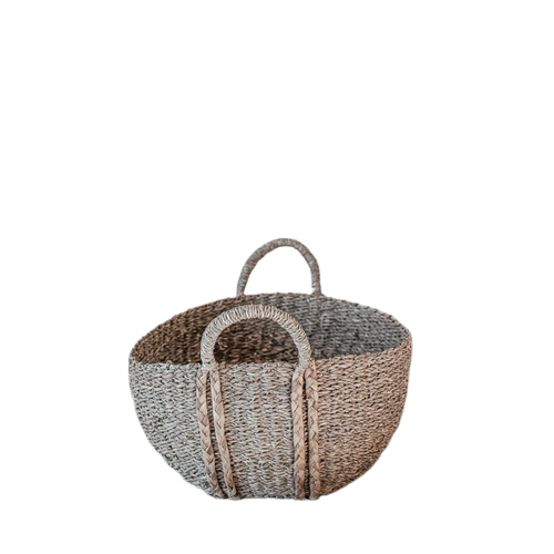 Also Home Oval Seagrass Basket - Small