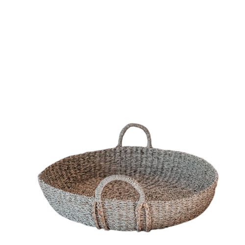Also Home Round Seagrass Tray - Large