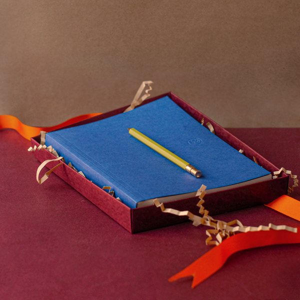 Papersmiths Azurite Notebook And Pen Duo - Everyday Pen / Plain Paper