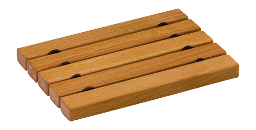 Redecker Rectangular Beechwood Soap Dish