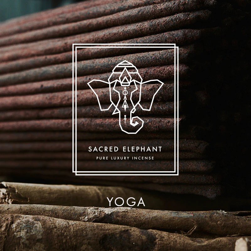 Sacred Elephant Incense Yoga Collection Luxury Incense Sticks Pack of 3
