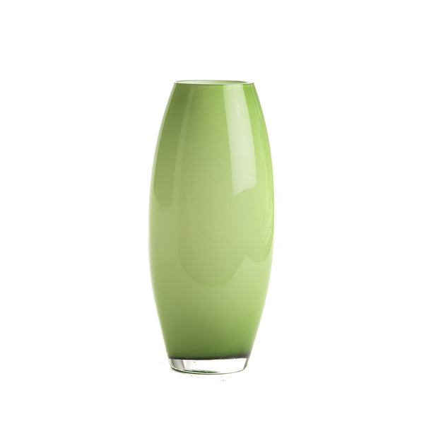 Asiatides Import Long Green Glass Vase