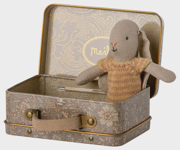 Maileg Micro Ochre Bunny In Suitcase
