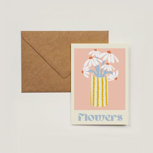 Carole Hillman Flowers Card