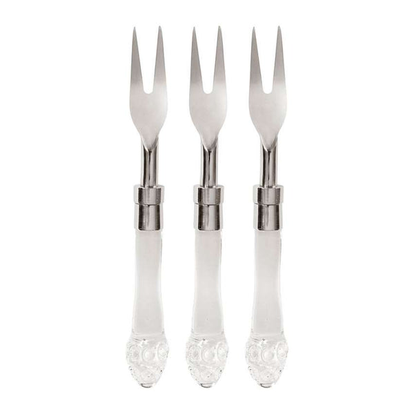 Cote Table Pearl Glass Pastry Fork