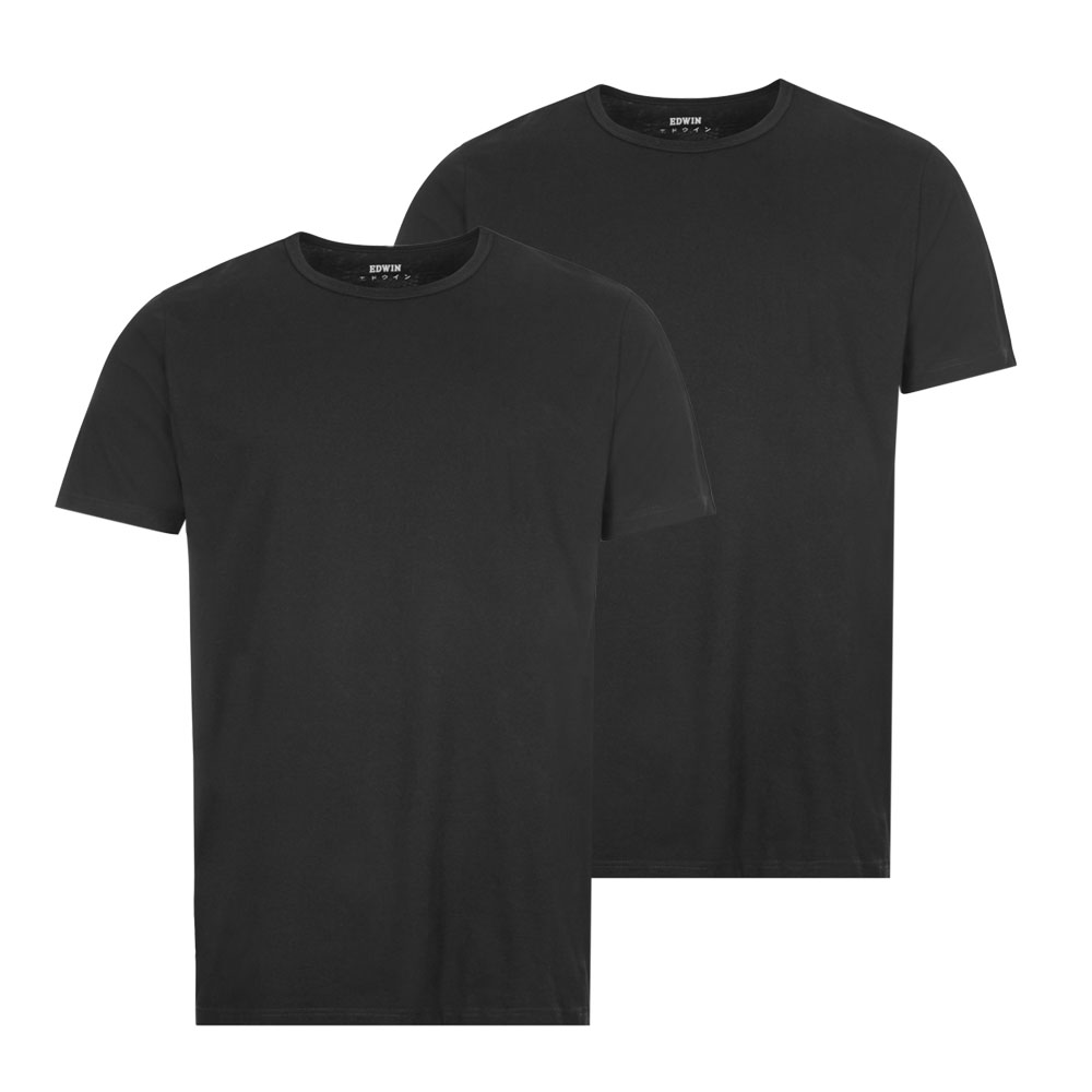 Edwin T-shirts Double Pack - Black
