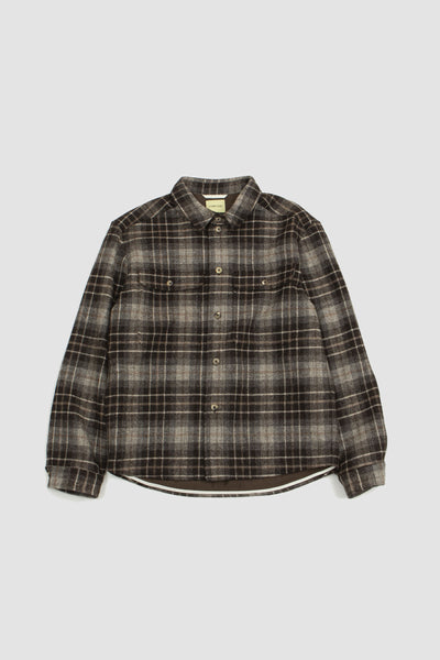 De Bonne Facture Overshirt Undyed Shepherd's Check