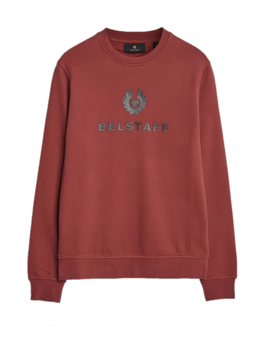 Belstaff Belstaff Signature Crewneck Sweatshirt Lava Red
