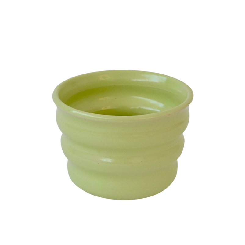 Florence Mytum Ceramics Mint Green Ripple Beaker
