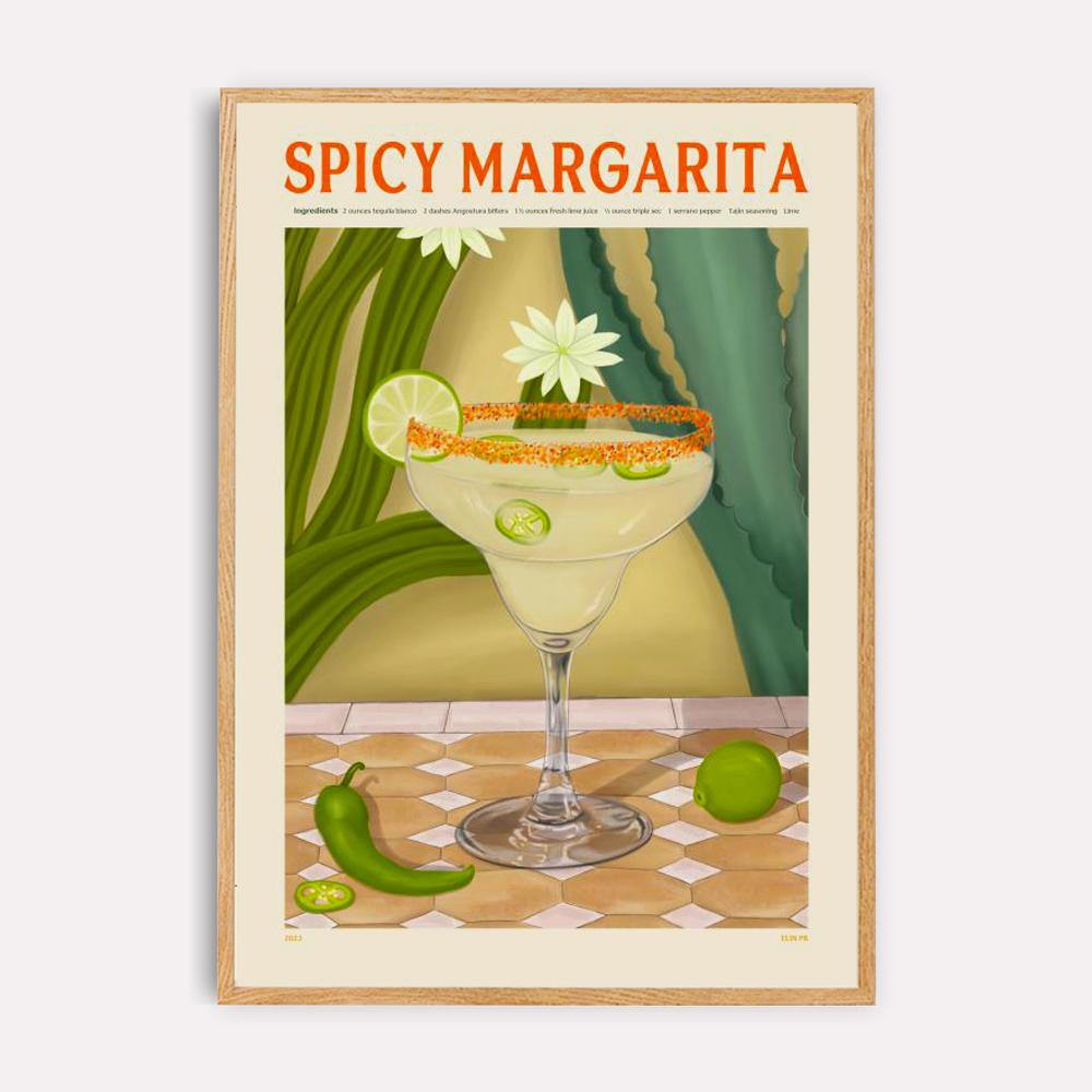 PSTR Studio Art Print Elin PK: Spicy Margarita 50x70cm