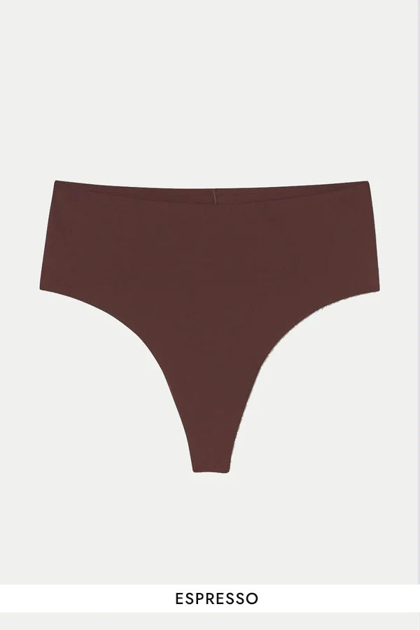 Girlfriend Collective High Rise Thong Bonded
