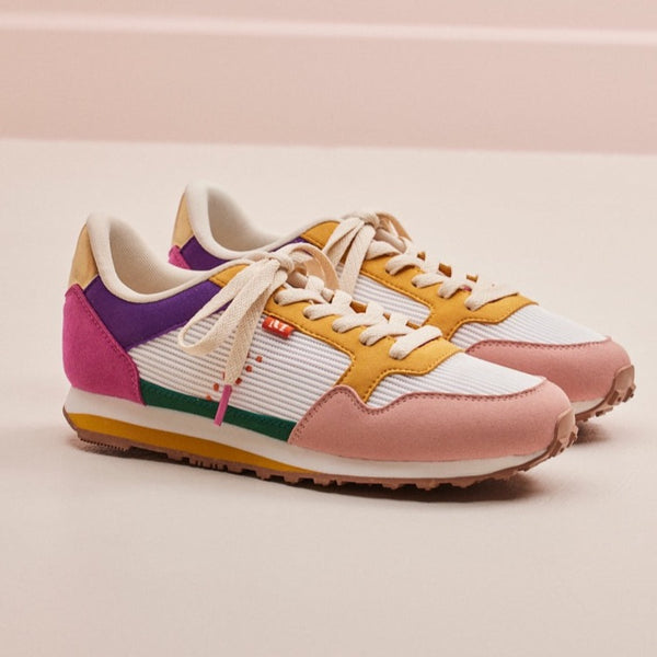 Trouva: M.moustache Gabrielle Trainers Mustard, White, Blush