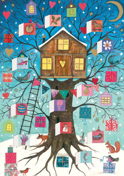 Roger la Borde Advent Card Treehouse