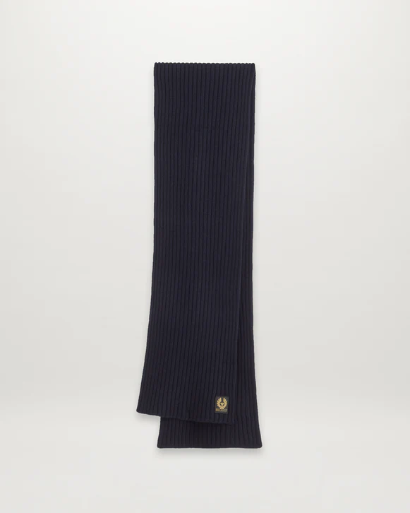 Belstaff Watch Scarf Col: Dark Navy Dknvy, Size: Os