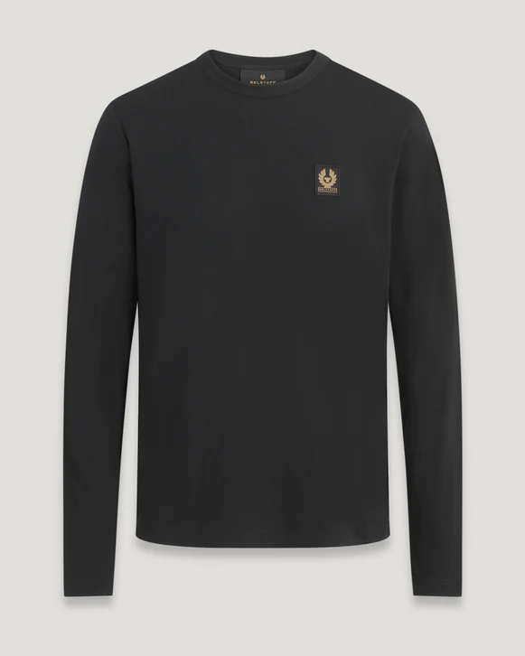 Belstaff Logo Long Sleeve T-shirt Size: Xxl, Col: Black