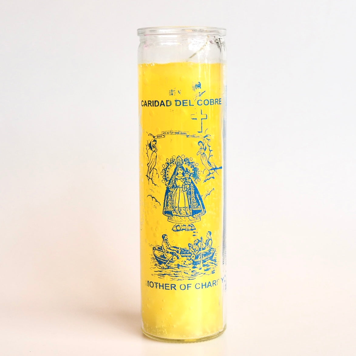 Santa sabina Yellow Mother of Charity Cobre Ritual Prayer Candle