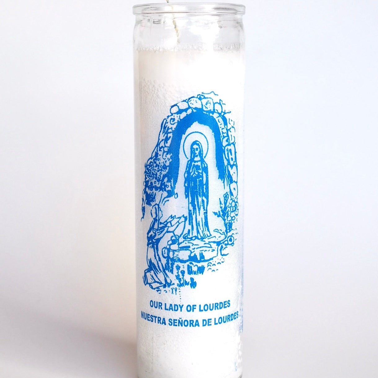 Santa sabina White Our Lady of Lourdes Ritual Prayer Candle