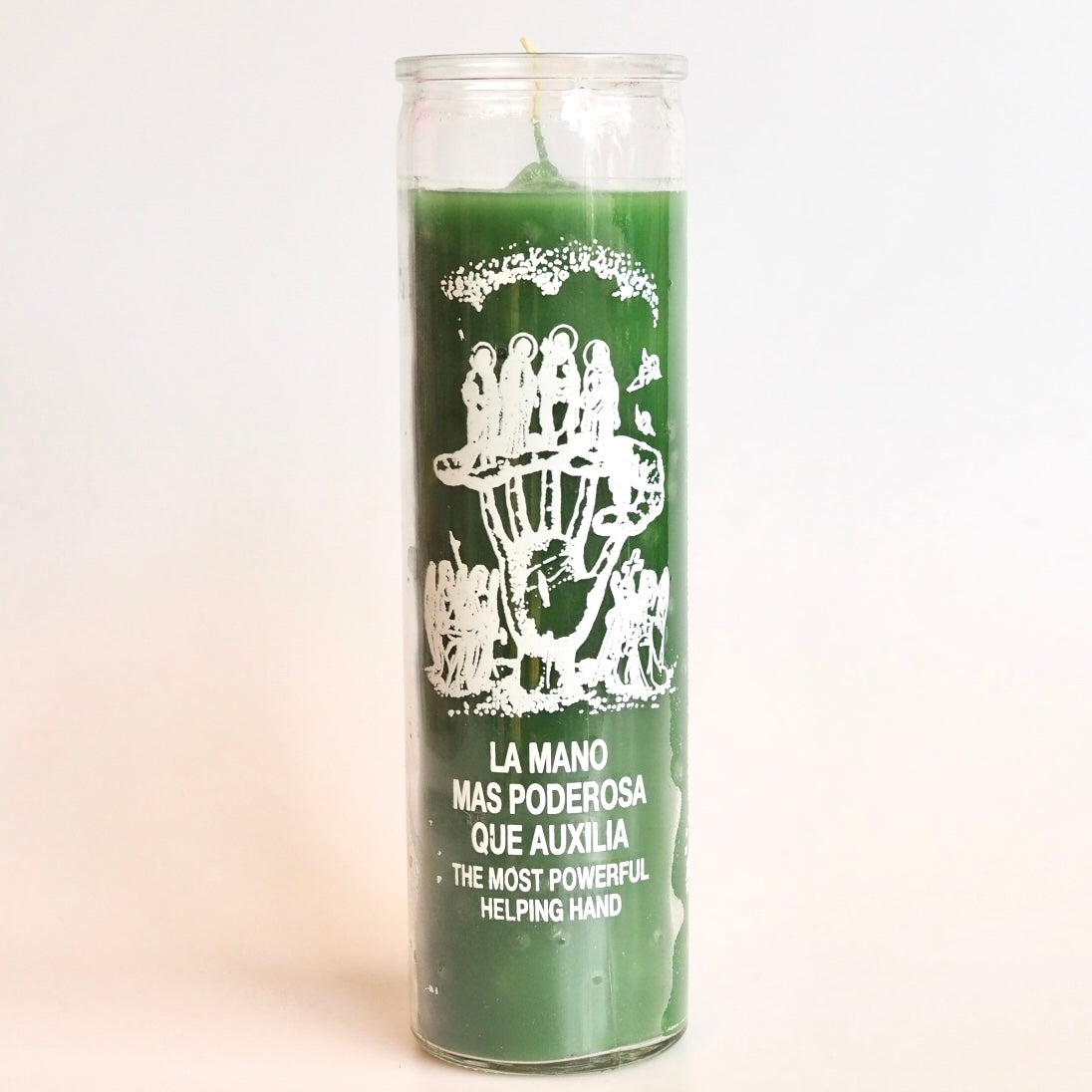 Santa sabina Green Helping Hand Ritual Prayer Candle