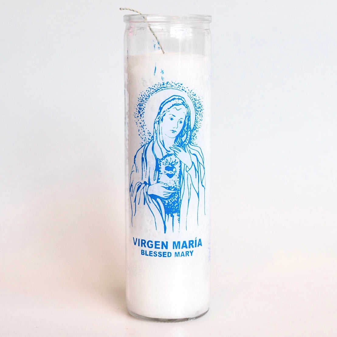 Santa sabina White Blessed Virgin Mary Ritual Prayer Candle