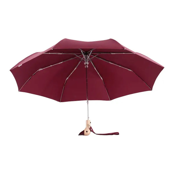 Original Duckhead Compact Eco Friendly Wind Resistant Duck Umbrella - Cherry Red
