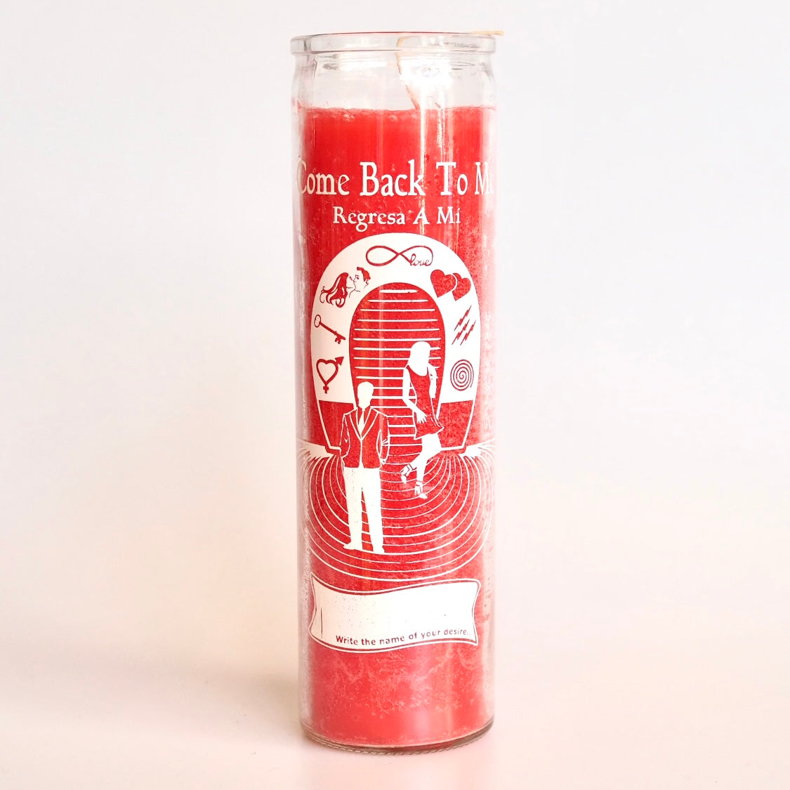 Santa sabina Red Come Back to Me Ritual Prayer Candle