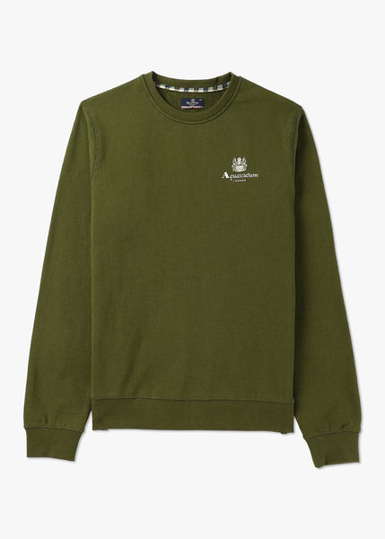 aquascutum-mens-active-small-logo-crew-neck-fleece-sweatshirt-in-army-green
