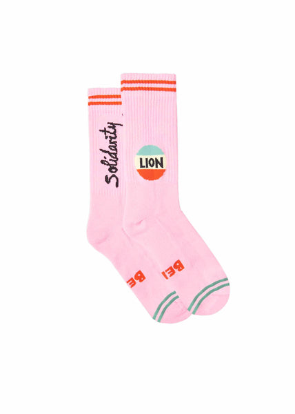 Bella Freud  Pink Lion Socks