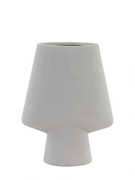 Light & Living Ciara Grey Ceramic Sculptural Vase