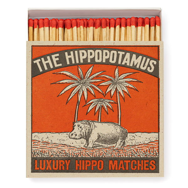 Archivist Hippo Square Match Box