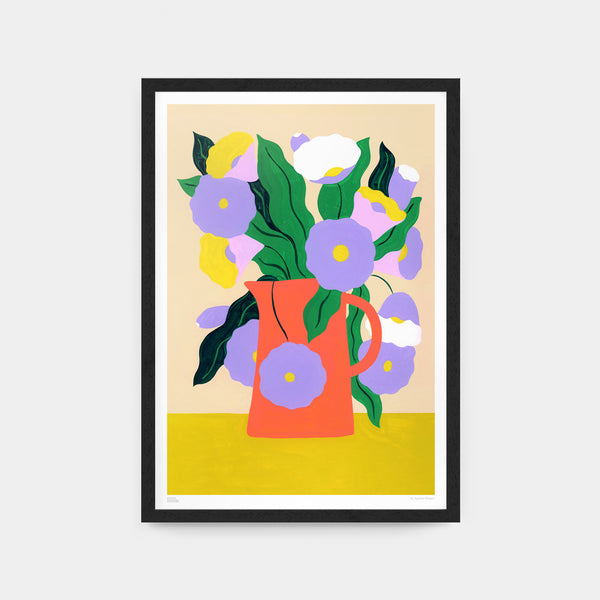 Agathe Singer A2 Unframed Summer Flowers Print