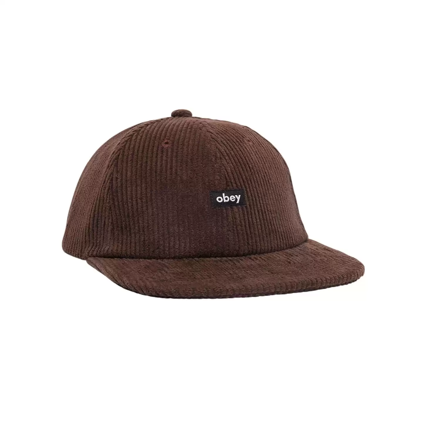 OBEY Cord Label 6 Panel - Brown	