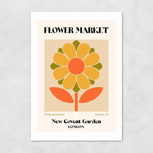 East End Prints  New Convent Garden Flower Market Print