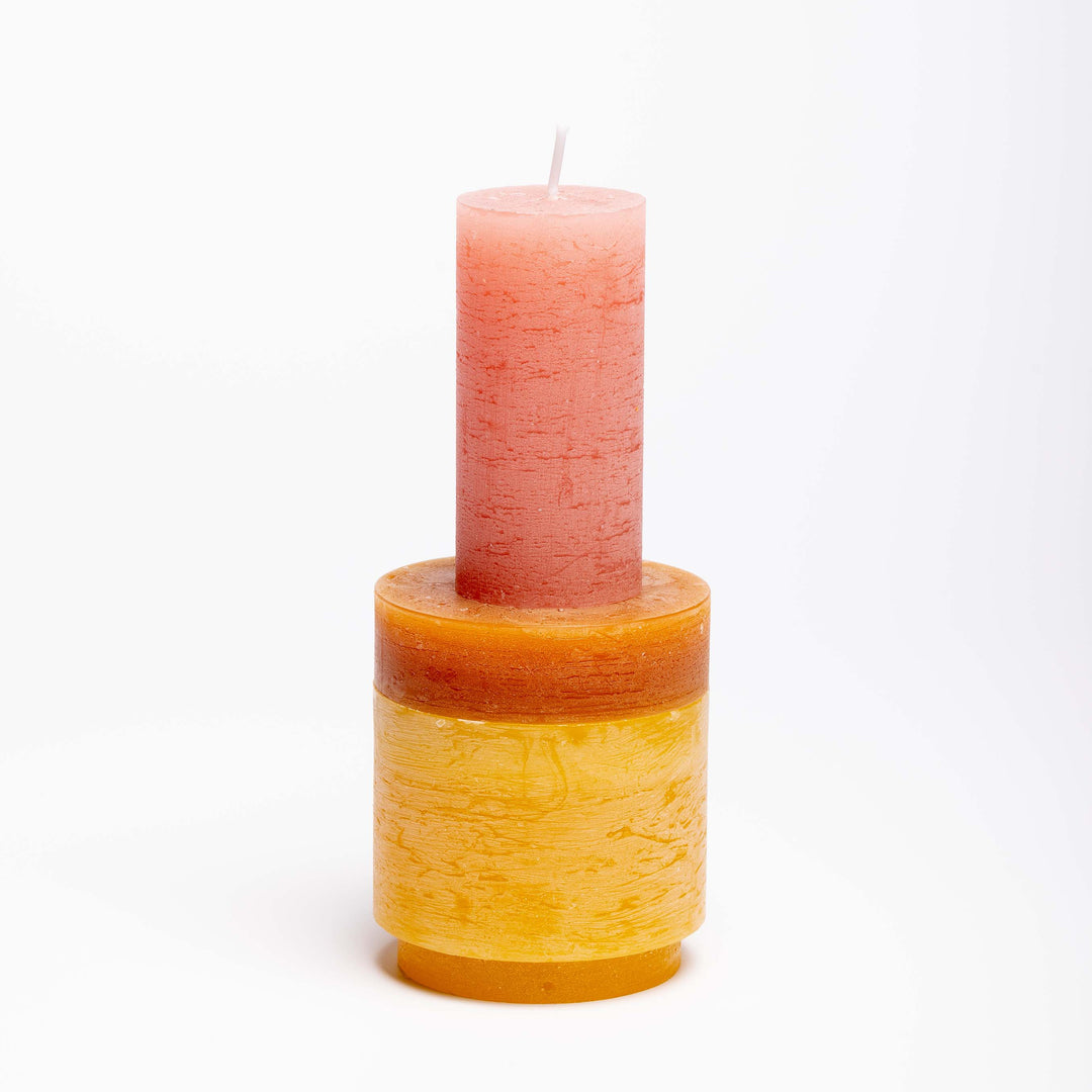 Stan Editions Piece of 3 Yellow 02 Candle Stack

