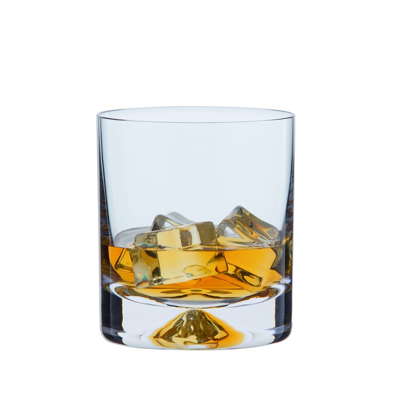 Dartington Crystal Set of 2 Dimple Old Fashioned Whisky Glasses
