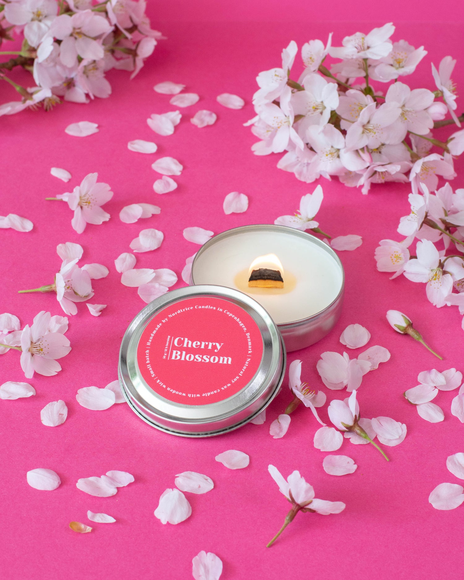 Nordtrice Mini Scented Soy Candles-cherry Blossom