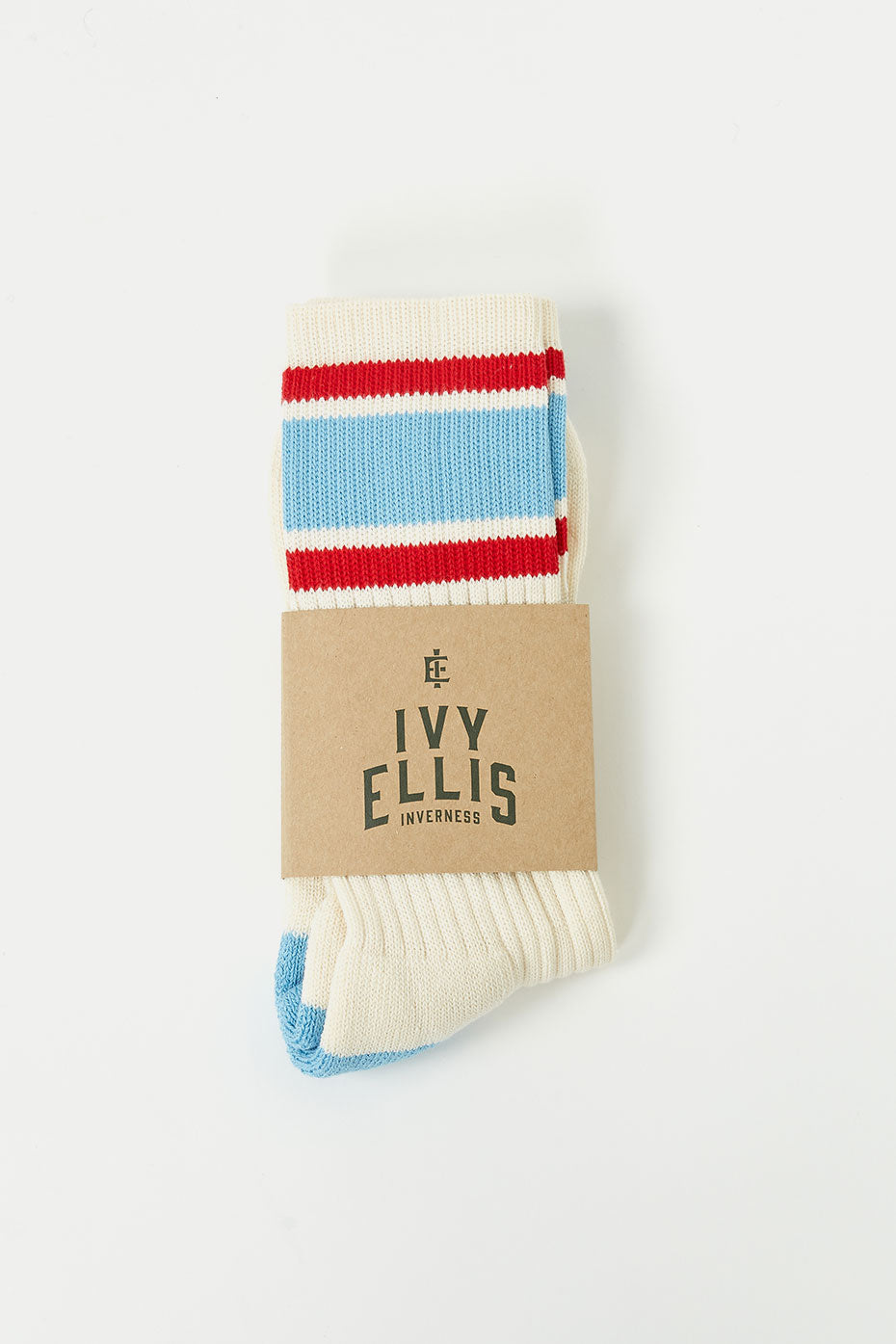 Ivy Ellis Moon Vintage Cotton Sport Socks Mens