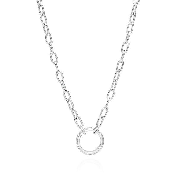 Anna Beck Open Chain Necklace - Silver