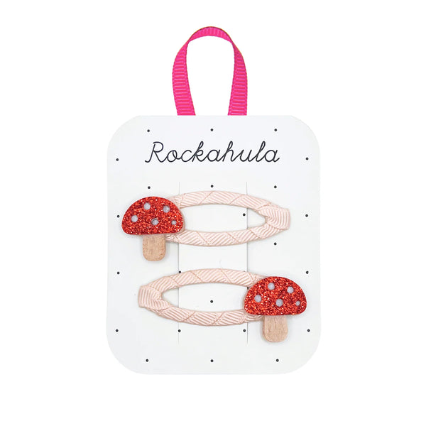 Rockahula - Little Toadstool Glitter Hair Clips