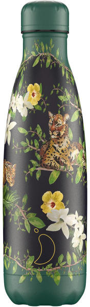 Chilly's Bottle 500ml Tropical Flowering Leopard