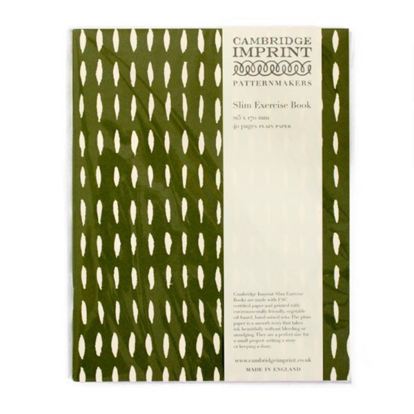 Cambridge Imprint Olive Seed Exercise Book