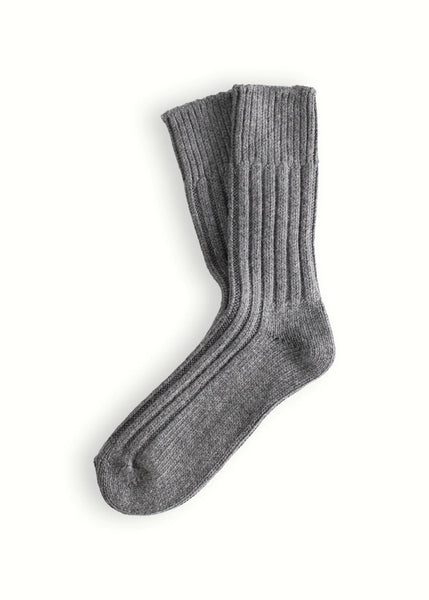 Thunders Love Wool Collection Solid Grey Socks
