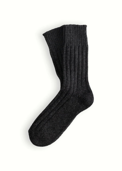 Thunders Love Wool Collection Solid Dark Grey Socks