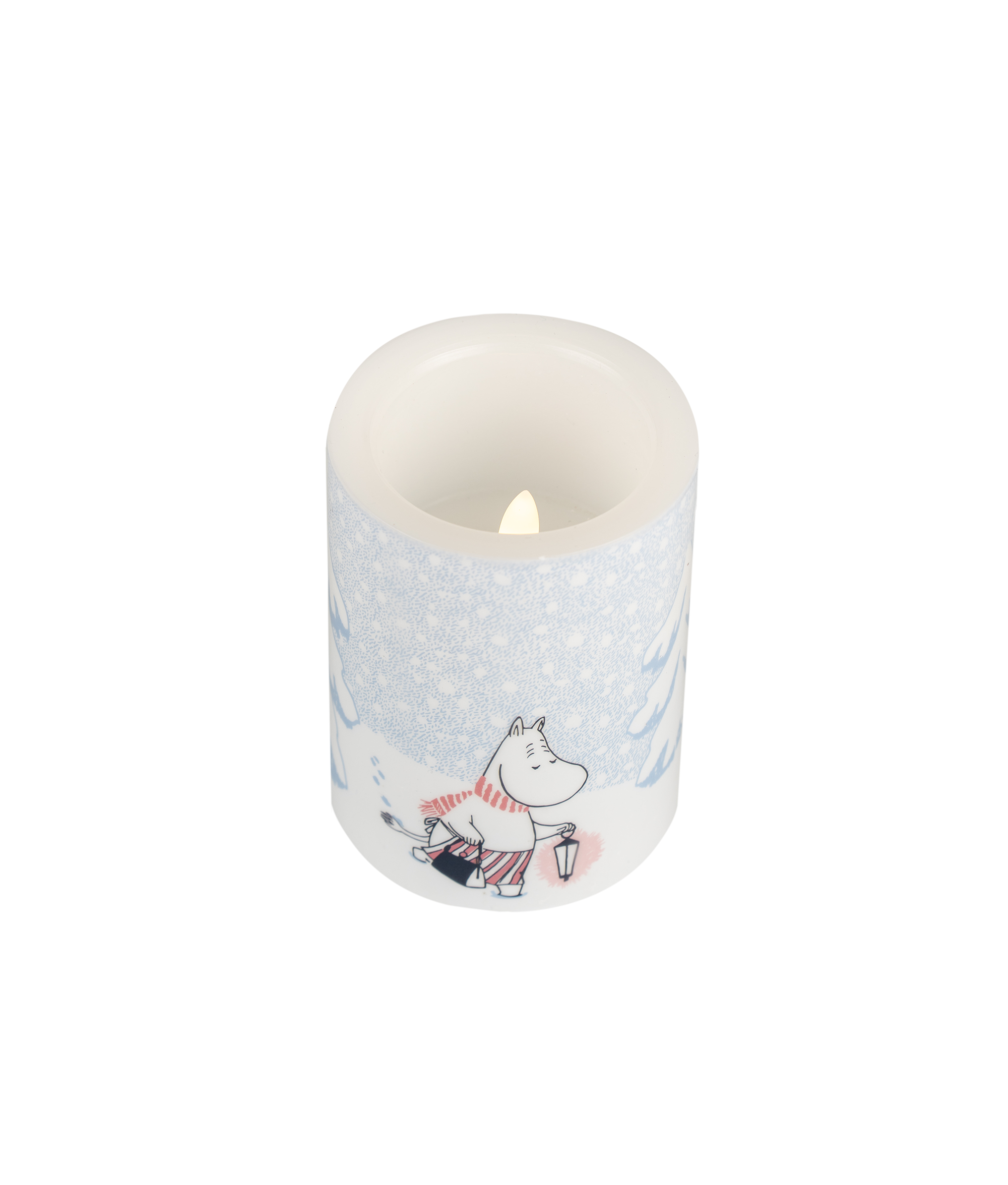 Muurla Moomin LED Candle 10cm - Let It Snow