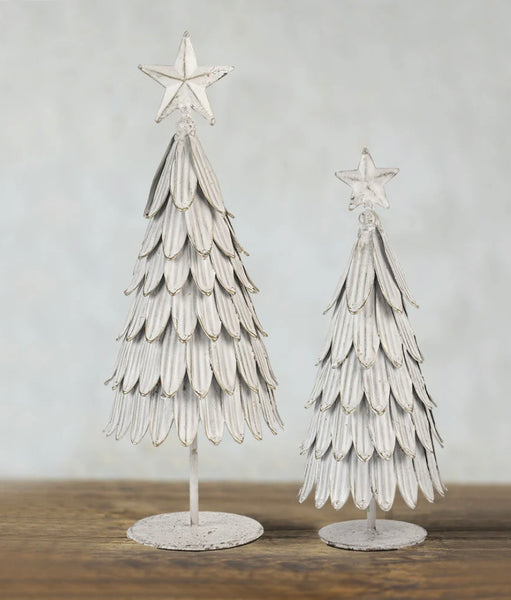 Grand Illusions White Metal Christmas Tree - Medium